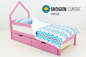 Кровать-домик детская мини Skogen лаванда в Орске