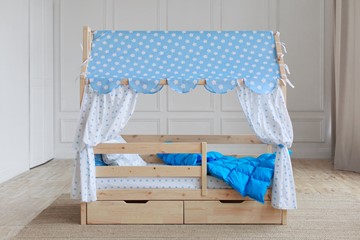 Кровать детская Домик с ящиками, без покраски в Орске