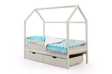 Кровать-домик в детскую Svogen белый в Орске