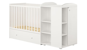 Кровать-трансформер детская с комодом POLINI Kids Ameli 800 Белый, серия AMELI в Орске