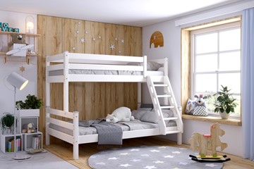 Двухэтажная детская кровать Мебельград Адель, Белый в Бузулуке