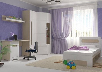 Детская комната для девочки Палермо-Юниор, вариант 2 без вставок в Орске