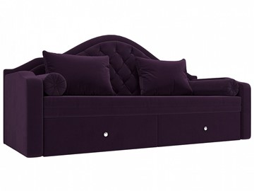 Диван-кровать Сойер, Фиолетовый (Велюр) в Бузулуке