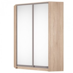 Угловой шкаф Аларти (YA-198х1250(602) (6) Вар. 3; двери D5+D5), с зеркалом в Бузулуке