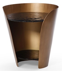 Стеклянный столик ET6123 (D48,6) закаленное стекло/бронзовый в Бузулуке