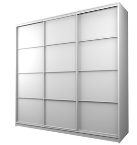 Шкаф 3-х створчатый MAX МШ-23-6-24-111, Профиль Белый/Цвет Белый в Орске