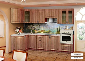 Модульная кухня Веста 1330х2800, цвет Дуб темный в Бузулуке