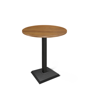 Маленький обеденный стол SHT-TU5-BS2/H110 / SHT-TT 80 ЛДСП (орех/черный) в Бузулуке