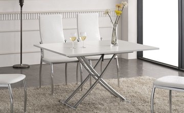 Кухонный раздвижной стол В2219 белый в Оренбурге