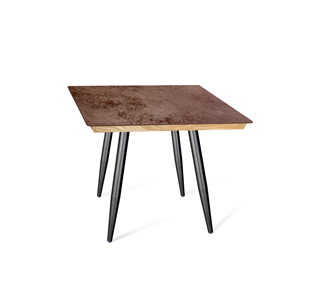 Керамический кухонный стол SHT-TU14 (4 шт.)/ТT8 60/60 (черный муар/прозрачный лак/коричневая сепия) в Бузулуке