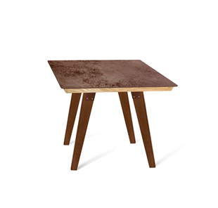 Керамический обеденный стол SHT-TU16 (4 шт.)/ТT8 60/60 (темный орех/прозрачный лак/коричневая сепия) в Орске