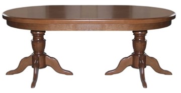 Деревянный стол 2,0(2,5)х1,1 на двух тумбах, (патина) в Орске