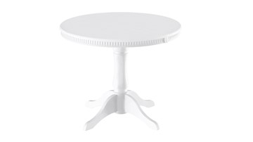Круглый стол на кухню Орландо Т1, цвет Белый матовый (Б-111.02.1) в Бузулуке