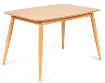 Кухонный раскладной стол Pavillion (Павильон) бук/мдф 80x120+40x75, Натуральный арт.13982 в Орске