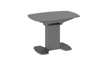 Стеклянный обеденный стол Портофино (СМ(ТД)-105.01.11(1)), цвет Серое/Стекло серое матовое LUX в Бузулуке