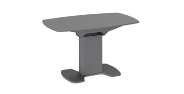 Кухонный раздвижной стол Портофино (СМ(ТД)-105.02.11(1)), цвет Серое/Стекло серое матовое LUX в Бузулуке