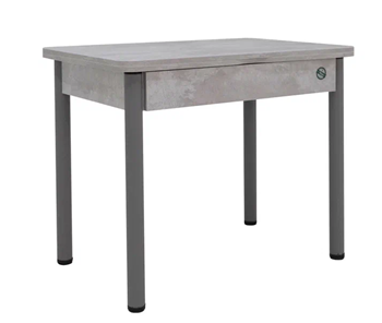 Кухонный раскладной стол Прайм-3Р, Цемент светлый в Орске