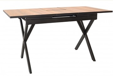 Обеденный раздвижной стол Стайл № 11 (1100/1500*700 мм.) столешница пластик, форма Флан, с механизмом бабочка в Бузулуке