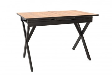 Кухонный стол Илком Стайл № 11 (1100*700 мм.) столешница пластик, форма Флан, без механизма в Орске