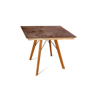 Керамический кухонный стол SHT-TU9/ТT8 60/60 (светлый орех/прозрачный лак/коричневая сепия) в Бузулуке