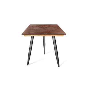 Керамический кухонный стол SHT-TU14 (3 шт.)/ТT8 60/60 (черный муар/прозрачный лак/коричневая сепия) в Бузулуке