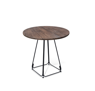 Круглый стол на кухню SHT-TU23/H71/ТT 80 (темно-серый/палисандр) в Бузулуке