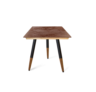 Керамический кухонный стол SHT-TU12 (3 шт.)/ТT8 60/60 (черный/темный орех/прозрачный лак/коричневая сепия) в Бузулуке
