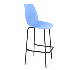Барный стул SHT-ST29/S29 (голубой pan 278/черный муар) в Орске