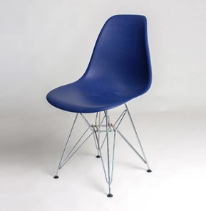 Обеденный стул derstuhl DSL 110 Chrom (темно-синий) в Бузулуке
