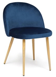 Обеденный стул MELODY (mod. 4997) 52х49х78 темно-синий/натуральное дерево в Бузулуке