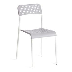Кухонный стул ADDE (mod.C-049) металл/пластик, 39х49х78, Grey (серый) /White (белый) арт.19256 в Бузулуке