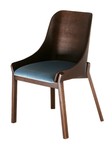Обеденный стул ГринТри Моган с каркасом цвета Венге в Орске