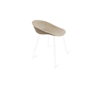Обеденный стул SHT-ST19-SF1 / SHT-S95-1 (ванильный крем/белый муар) в Бузулуке