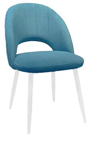Кухонный стул 217 V16 голубой/белый в Бузулуке