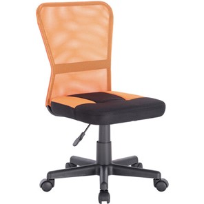 Кресло Brabix Smart MG-313 (без подлокотников, комбинированное, черное/оранжевое) 531844 в Бузулуке