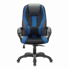 Компьютерное кресло Brabix Premium Rapid GM-102 (экокожа/ткань, черное/синее) 532106 в Орске