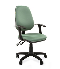 Кресло компьютерное CHAIRMAN 661 Ткань стандарт 15-158 зеленая в Орске