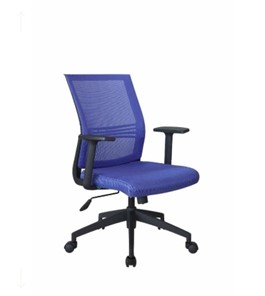 Кресло компьютерное Riva Chair 668, Цвет синий в Орске