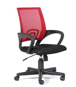 Кресло офисное CHAIRMAN 696 black Сетчатый акрил DW69 красный в Оренбурге