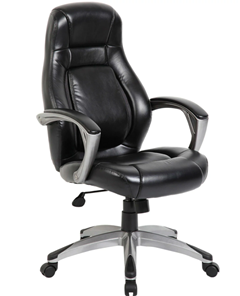 Офисное кресло Brabix BRABIX PREMIUM "Turbo EX-569", экокожа, спортивный дизайн, черное, 531014 в Бузулуке