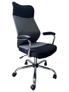 Кресло компьютерное C168 черный/серый в Орске