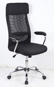 Кресло компьютерное VASSA BLACK (чёрный) в Бузулуке