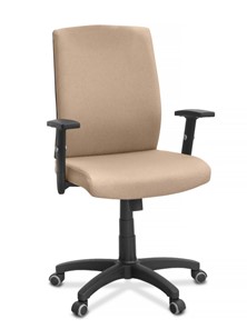Кресло для руководителя Alfa A/MK/1D, ткань Bahama / бежевая в Орске