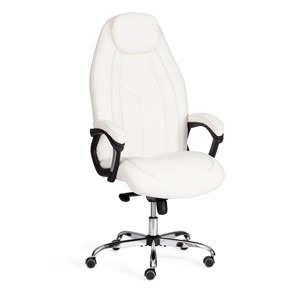 Кресло BOSS Lux, кож/зам, белый, арт.21152 в Орске