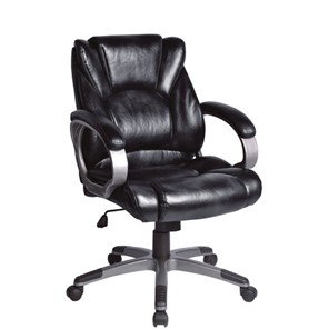 Офисное кресло BRABIX "Eldorado EX-504", экокожа, черное, 530874 в Орске