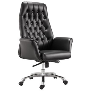 Офисное кресло BRABIX PREMIUM "Legacy EX-750", синхромеханизм, алюминий, экокожа, черное, 532492 в Орске