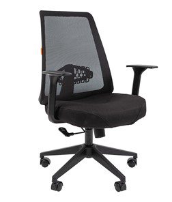 Компьютерное кресло CHAIRMAN 535 LT Сетчатый акрил черный / Полиэстер черный в Орске