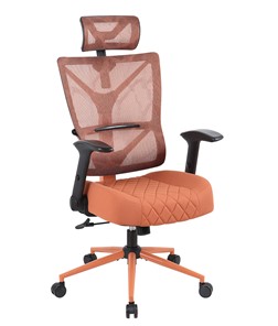 Кресло компьютерное CHAIRMAN CH566 сетчатый акрил оранжевый / полиэстер оранжевый в Орске