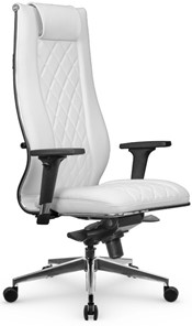 Кресло офисное МЕТТА L 1m 50M/2D Infinity Easy Clean мультиблок, нижняя часть 17839 белый в Орске