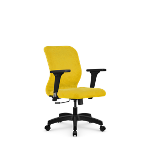 Кресло офисное SU-Mr-4/подл.200/осн.001 желтый в Бузулуке